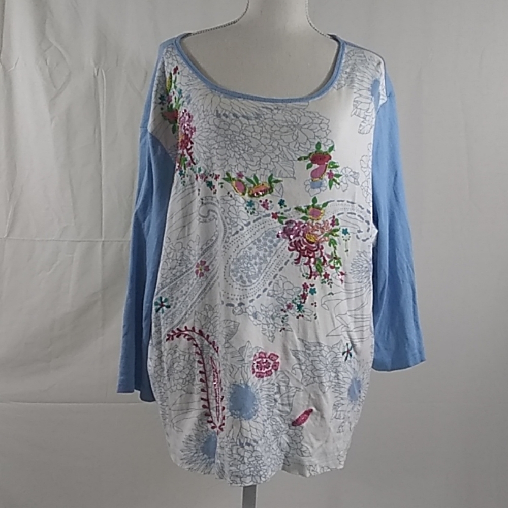 Plus Size Tunic T shirt 2X